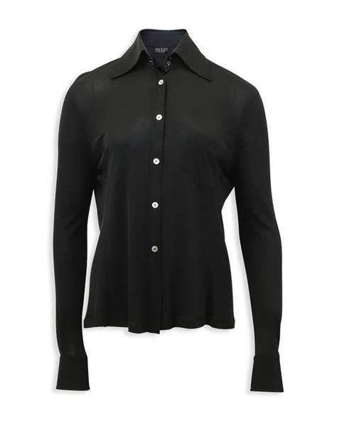 gucci button up shirt women's|gucci button up shirt men.